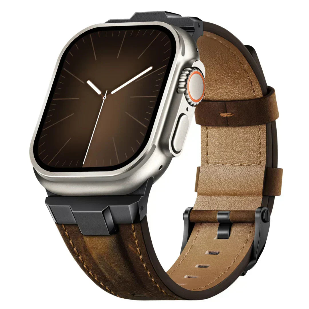 Skórzany pasek do Apple Watch w stylu przygodowym do codziennego noszenia