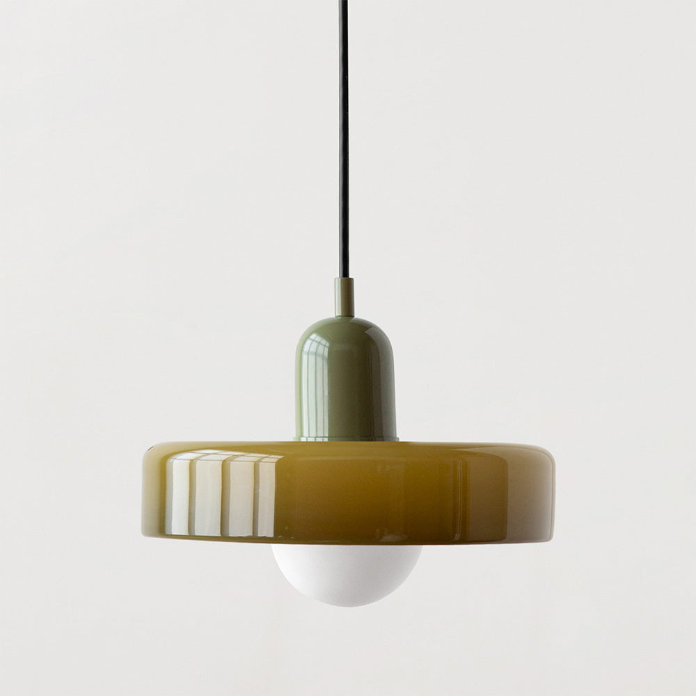 Bauhaus Colored Glass Pendant Light For Modern Homes