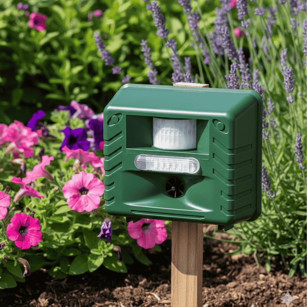 AeroNest Ultrasonic Bird Deterrent System for Gardens, Terraces, and Balconies