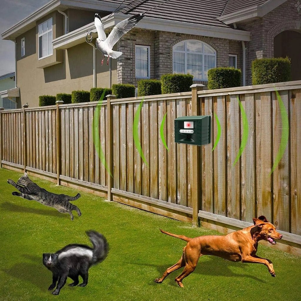AeroNest Ultrasonic Bird Deterrent System for Gardens, Terraces, and Balconies