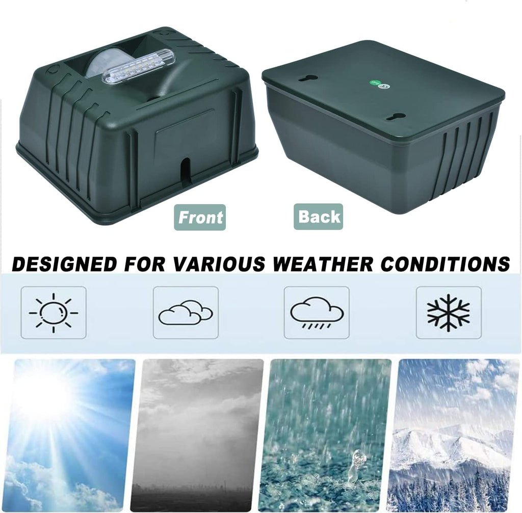 AeroNest Ultrasonic Bird Deterrent System for Gardens, Terraces, and Balconies
