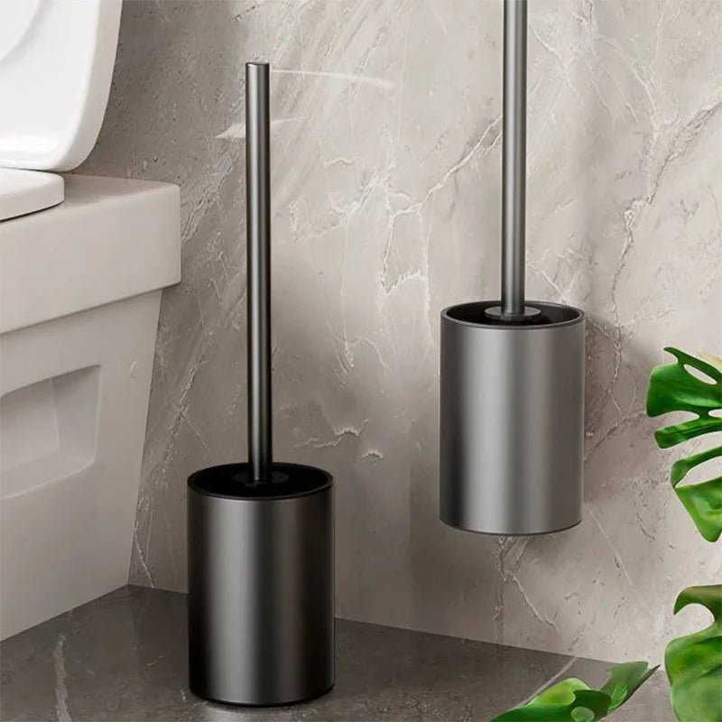 Conjunto de Escova de Sanita em Alumínio NovaLux para Casas de Banho Modernas e Compactas