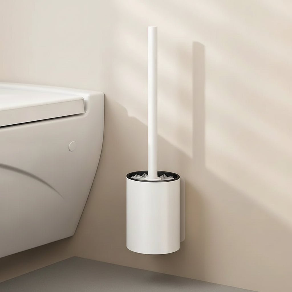 Conjunto de Escova de Sanita em Alumínio NovaLux para Casas de Banho Modernas e Compactas