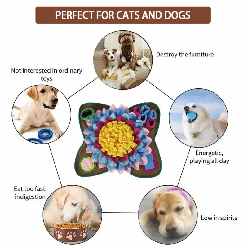 CalmPaws snuffle podložka pro pomalé krmení proti hltání