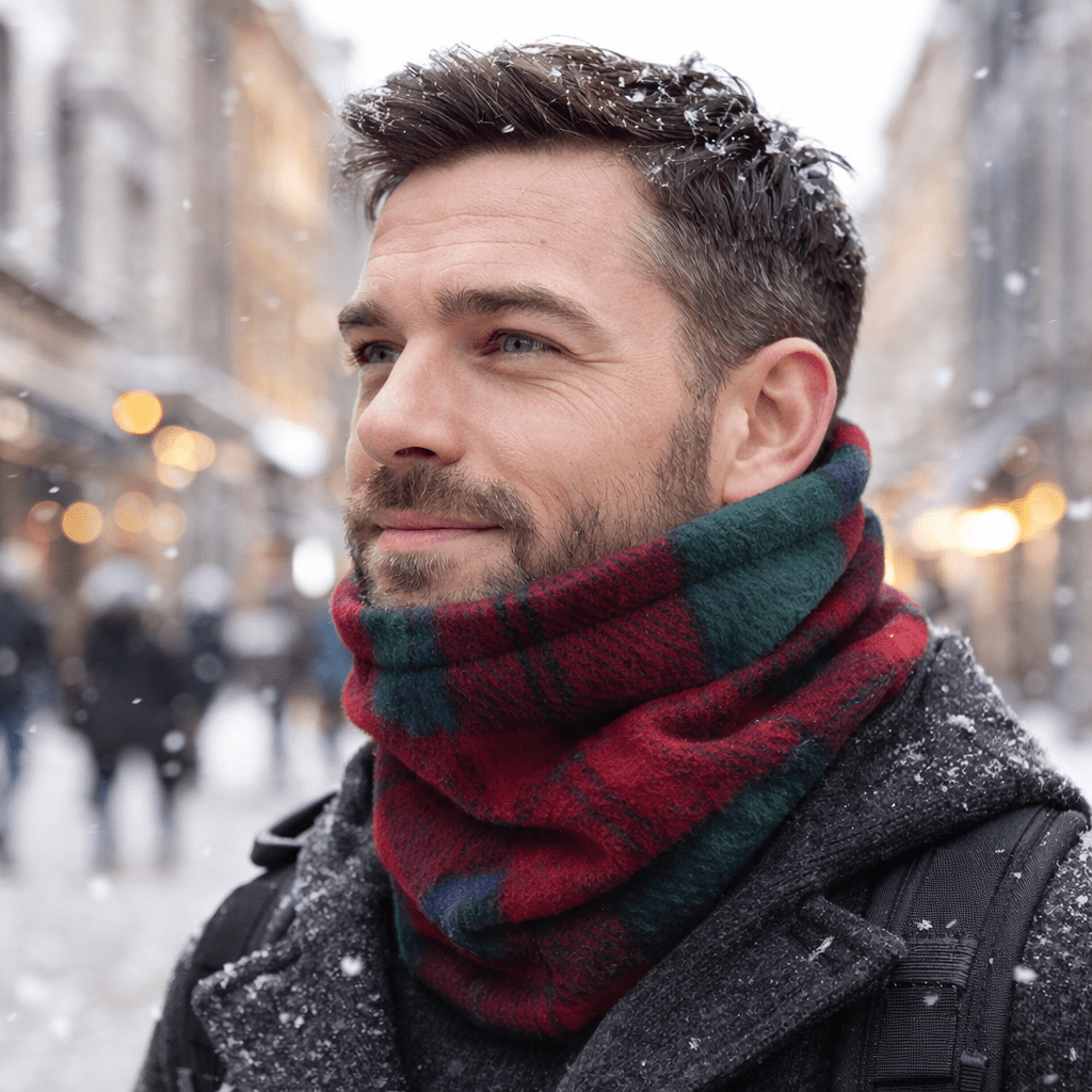 ArcticGuard weicher Winter-Nackenwärmer mit Fleece-Futter für Outdoor-Bekleidung