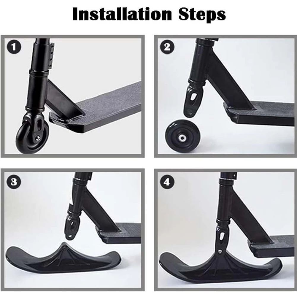 GlideKit Adapt Kids Snow Scooter Conversion Boards For Winter Fun