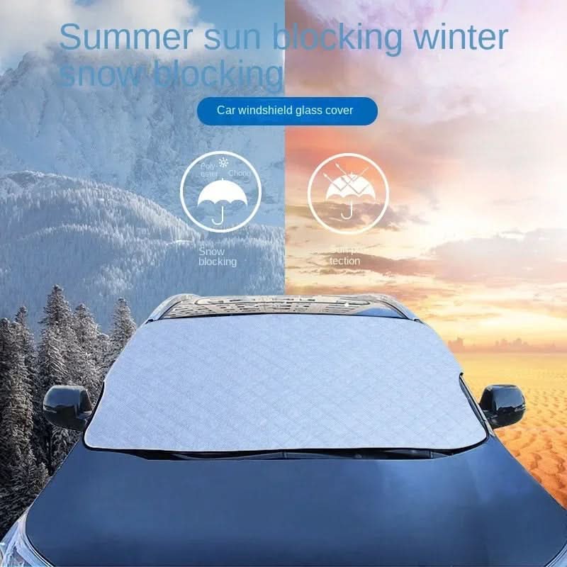 NovaShield Compact Windshield Cover for Sedans, SUVs and Vans