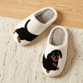 Dachshund Cozy Slippers for Women Light Winter Comfort