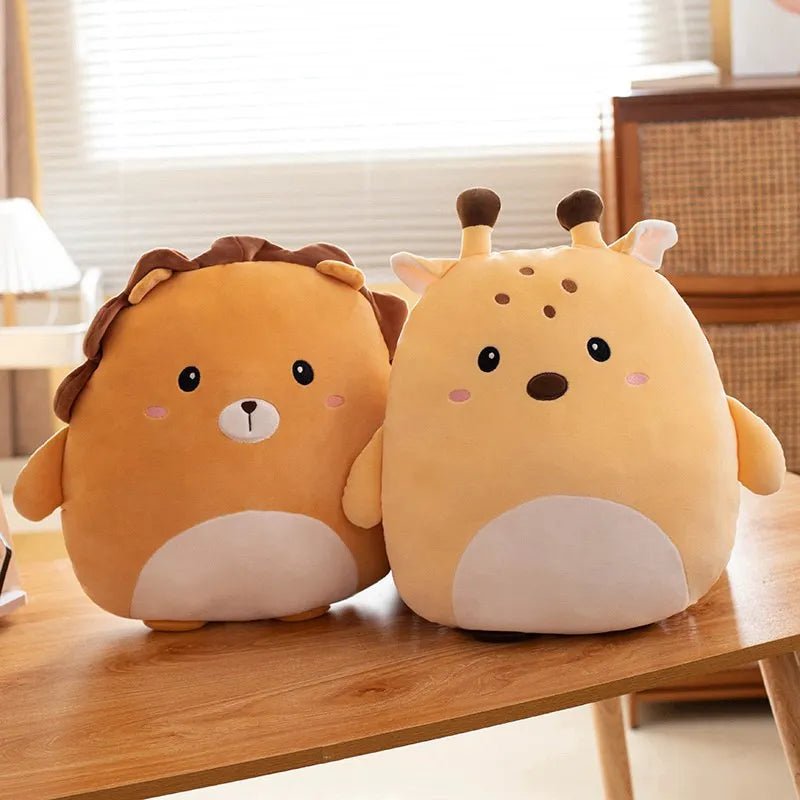 Cuscino Morbido e Schiacciabile SnugglePals Peluche Animale 40 Cm Regalo di Compleanno per Bambini