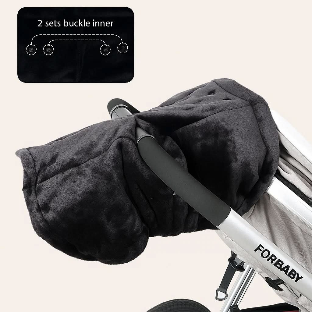 HugGuard Windproof Stroller Gloves With Phone And Tissue Pocket