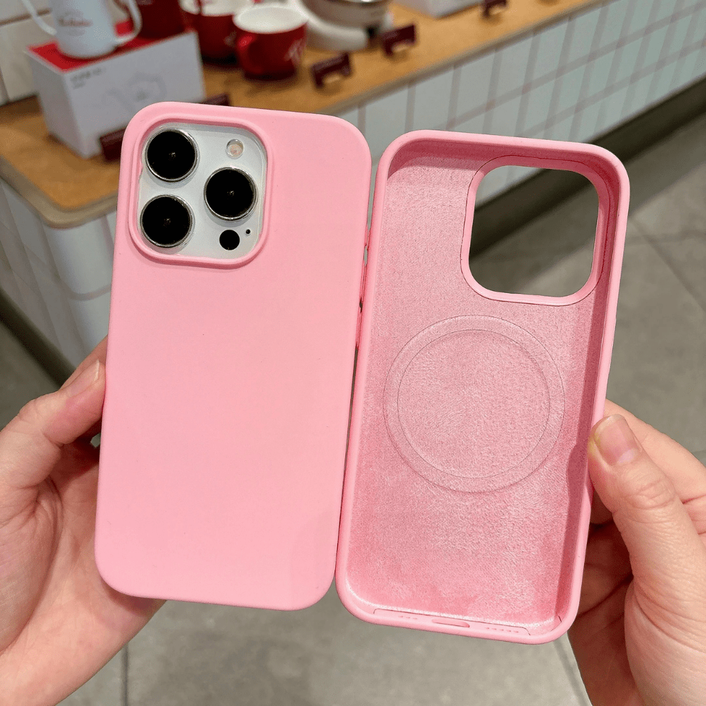 LumiLock Soft Magnetic Liquid Silicone Case for iPhone 17