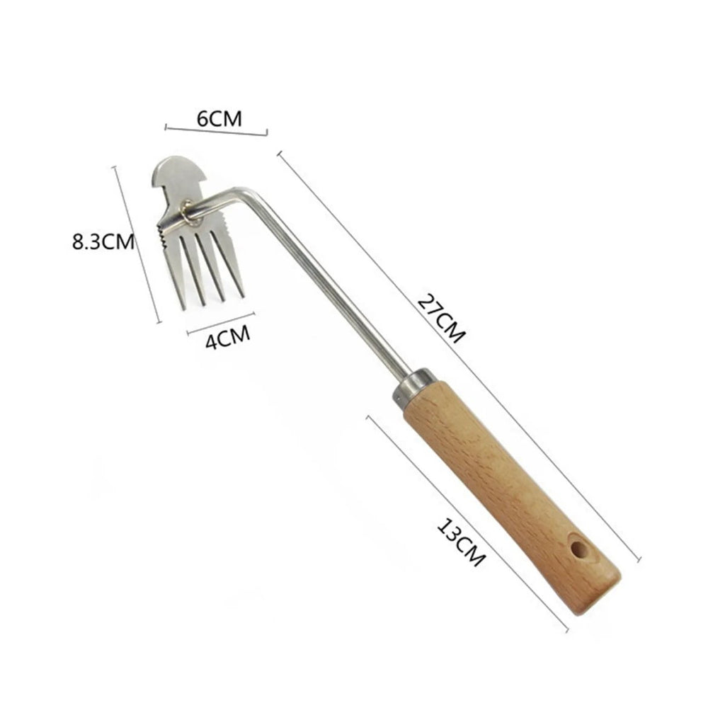 TerraForge Multipurpose Weed Hoe Made Of Carbon Steel