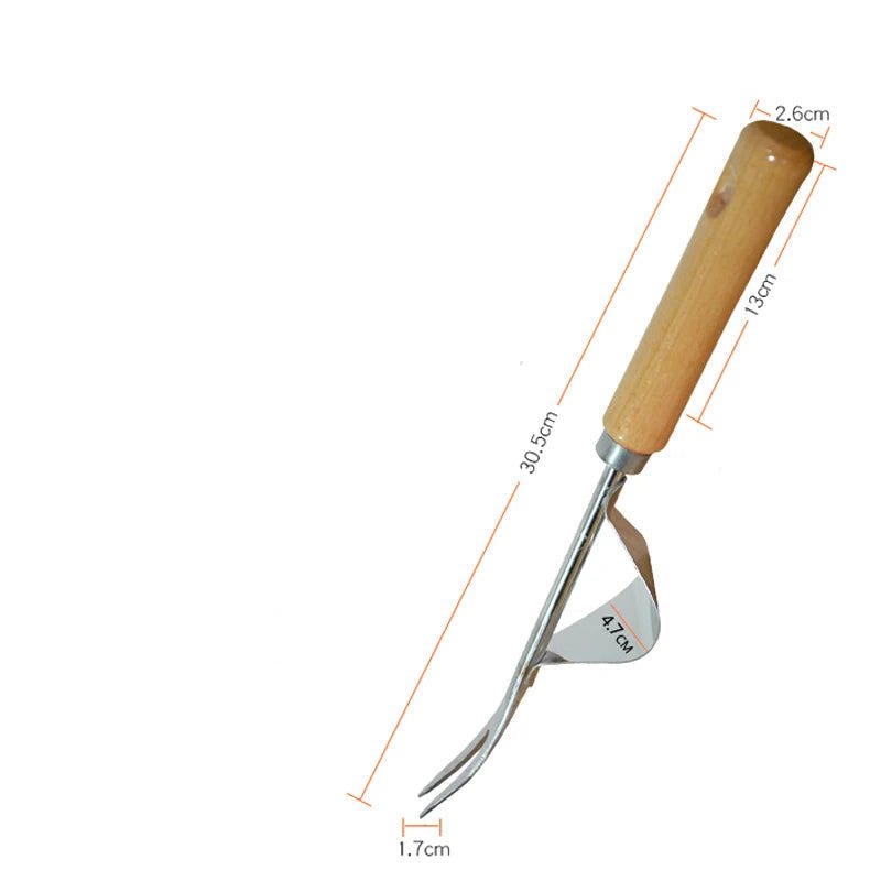TerraForge Multipurpose Weed Hoe Made Of Carbon Steel