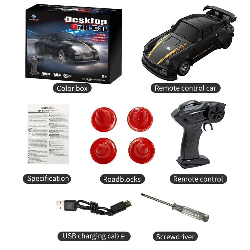 DriftPulse Mini 4WD RC Car With Stable Handling And Rapid Acceleration