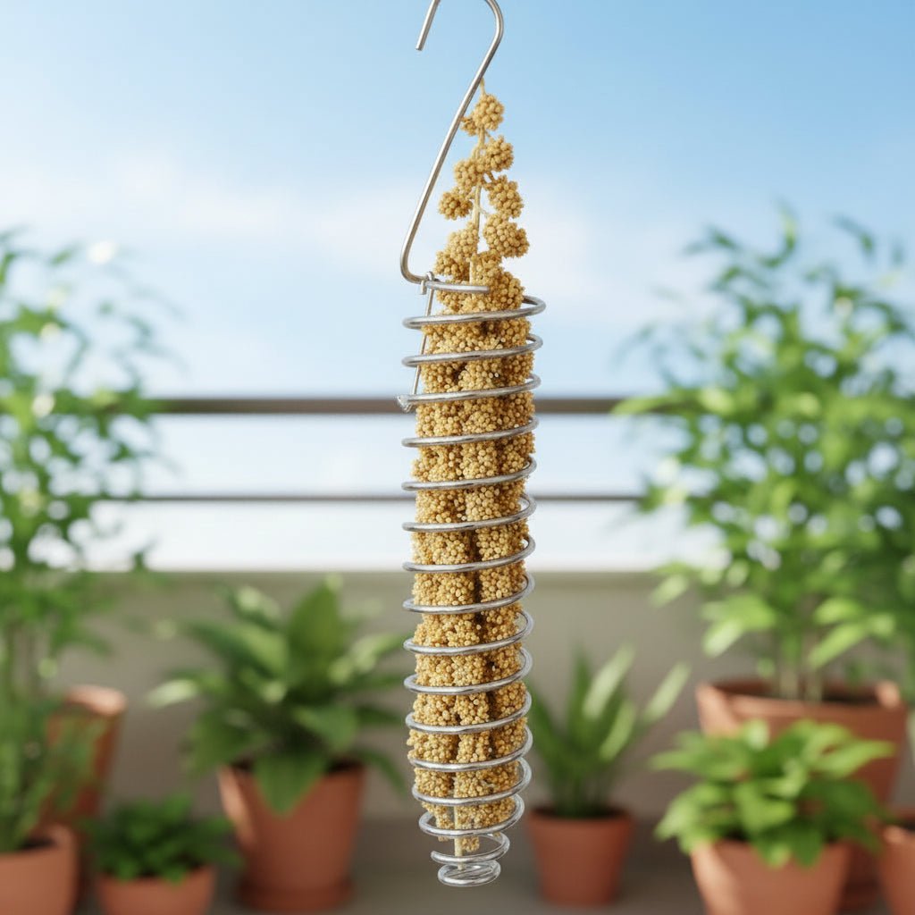 ApexSteel Parrot Food Dispenser: Durable Stainless Steel for Long-Term Use