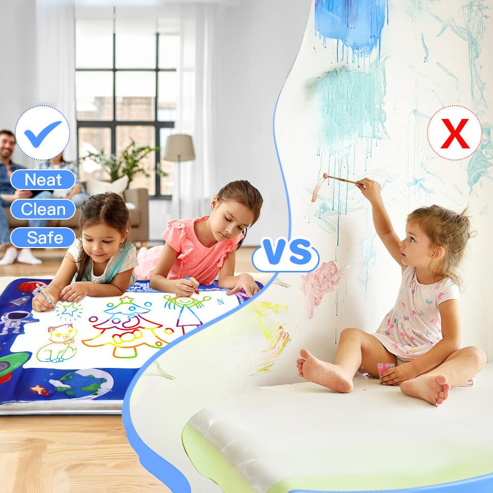 AquaCanvas Clean Water Painting Mat 100 x 80 cm For Children