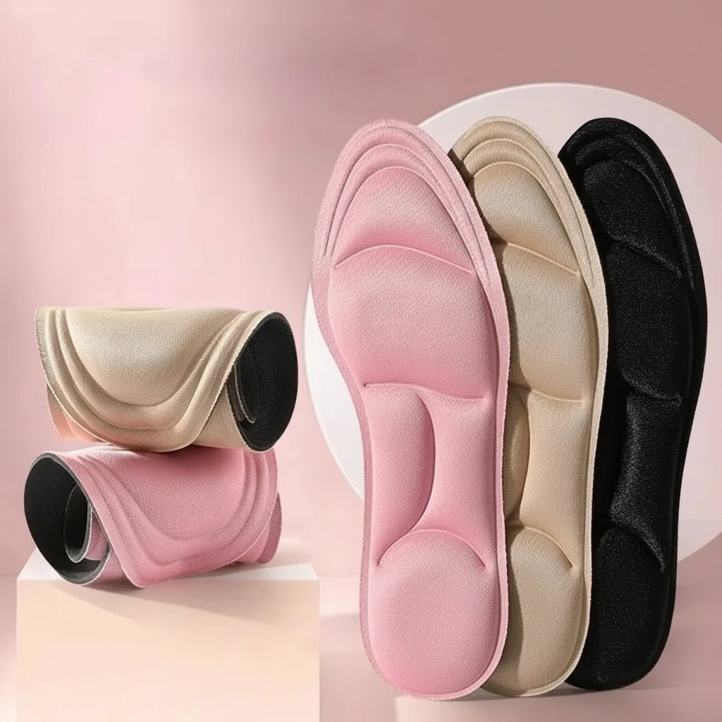 AeroFlex Padded Memory Insoles With Breathable Support For Everyday Comfort