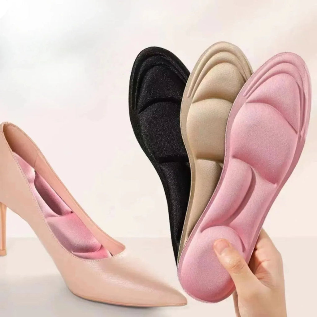 AeroFlex Padded Memory Insoles With Breathable Support For Everyday Comfort