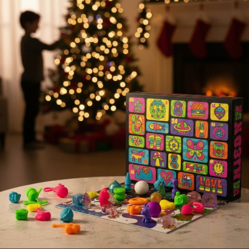 OrbiCraft 2025 Nee-Doh Squishy Julekalender med 24 Fidget-overraskelser