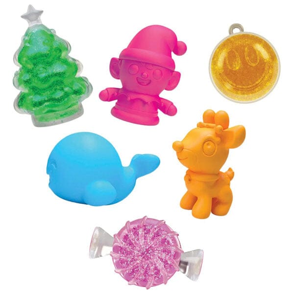 OrbiCraft 2025 Nee-Doh Squishy Julekalender med 24 Fidget-overraskelser