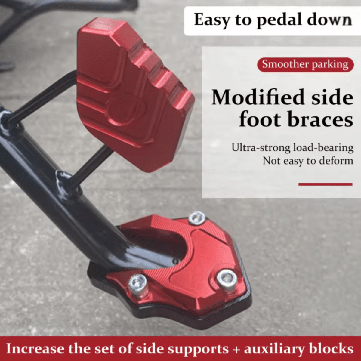 GroundLock protizápadková podložka pod stojan motocyklu pro stabilní parkování