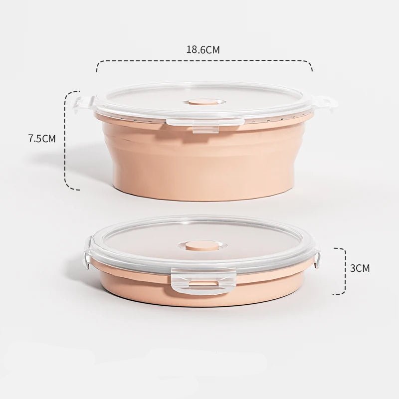 FlexiNest Foldable Silicone Food Storage Containers