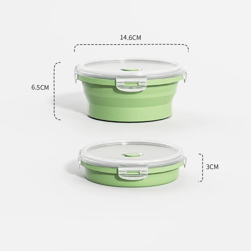 FlexiNest Foldable Silicone Food Storage Containers