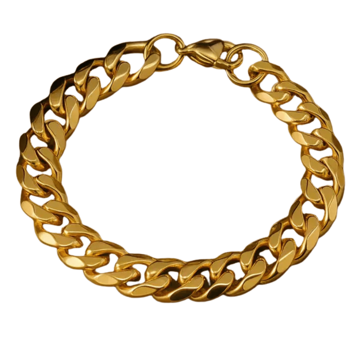 NovaForge Armored Chain Stainless Steel Bracelet With Adjustable Design
