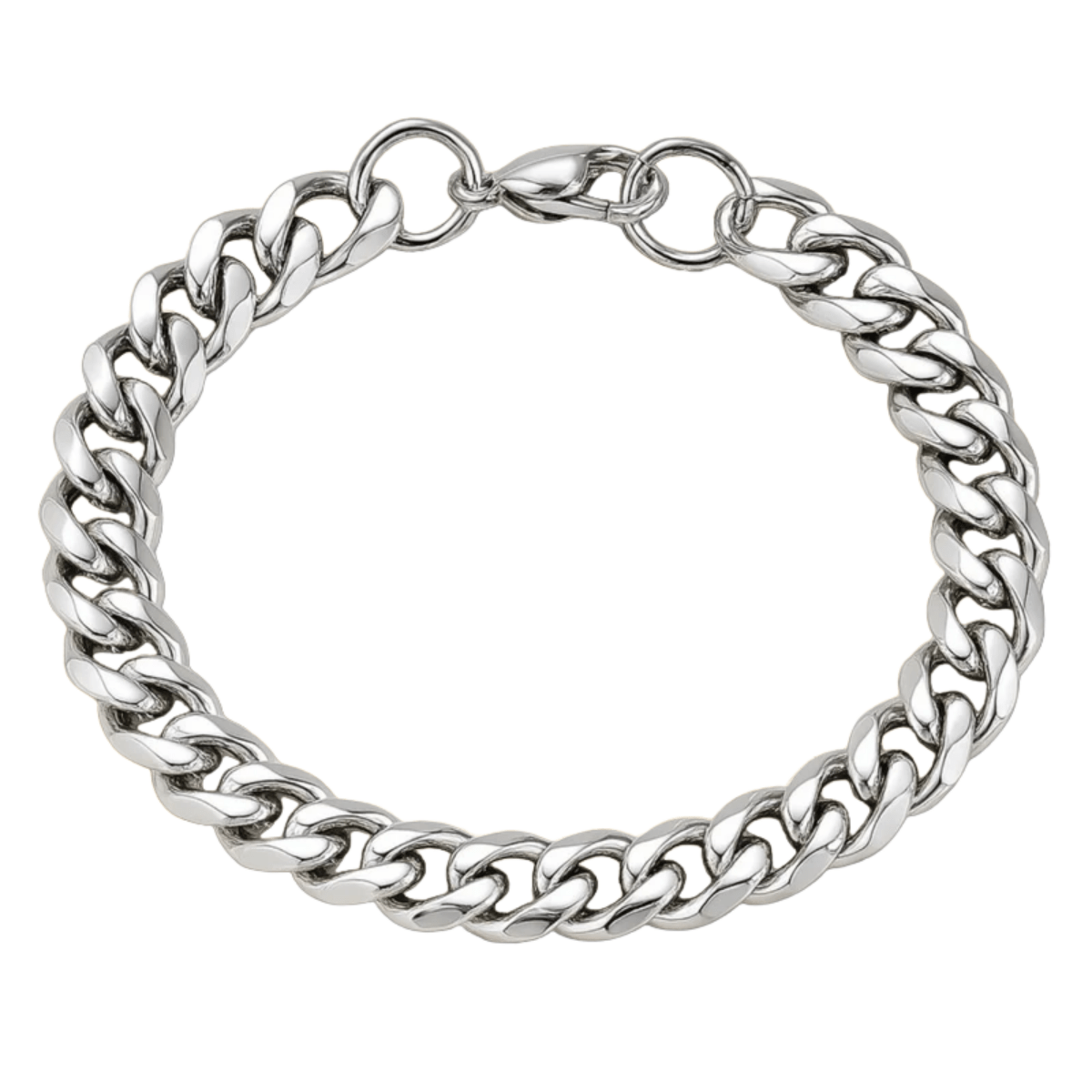 NovaForge Armored Chain Stainless Steel Bracelet With Adjustable Design