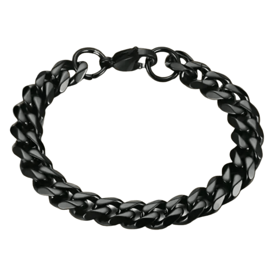 NovaForge Armored Chain Stainless Steel Bracelet With Adjustable Design