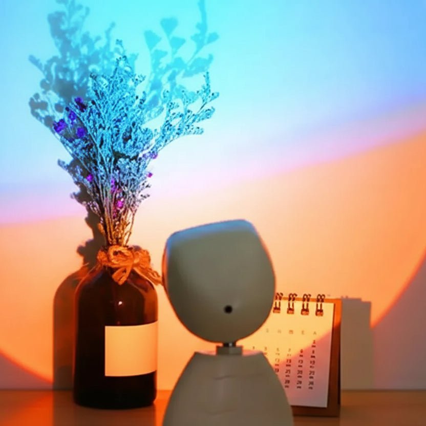 NebulaSphere Astronaut Robot Rainbow Lamp With Rechargeable Mood Lighting