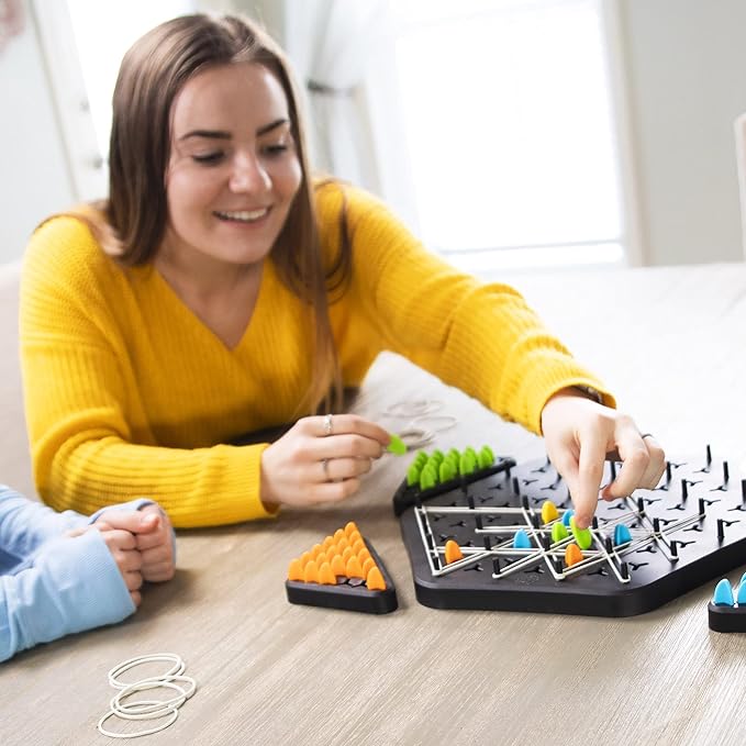 TriNetix Strategie-Ketten-Dreiecksspiel für wettbewerbsorientiertes Gruppenspiel