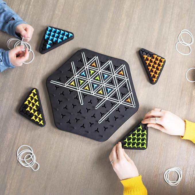 TriNetix Strategie-Ketten-Dreiecksspiel für wettbewerbsorientiertes Gruppenspiel