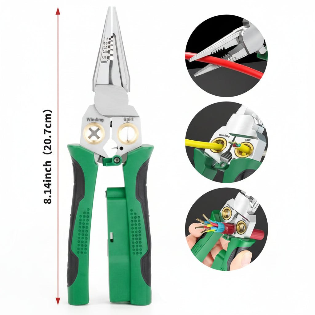 VoltEdge 8-In-1 Precision Electric Cable Tool For Safe Wiring
