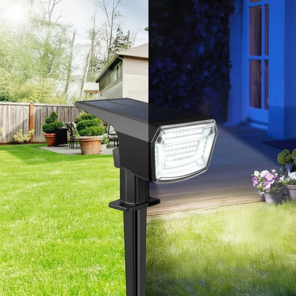 LumenPeak Solar LED Floodlight With Long-Lasting Battery