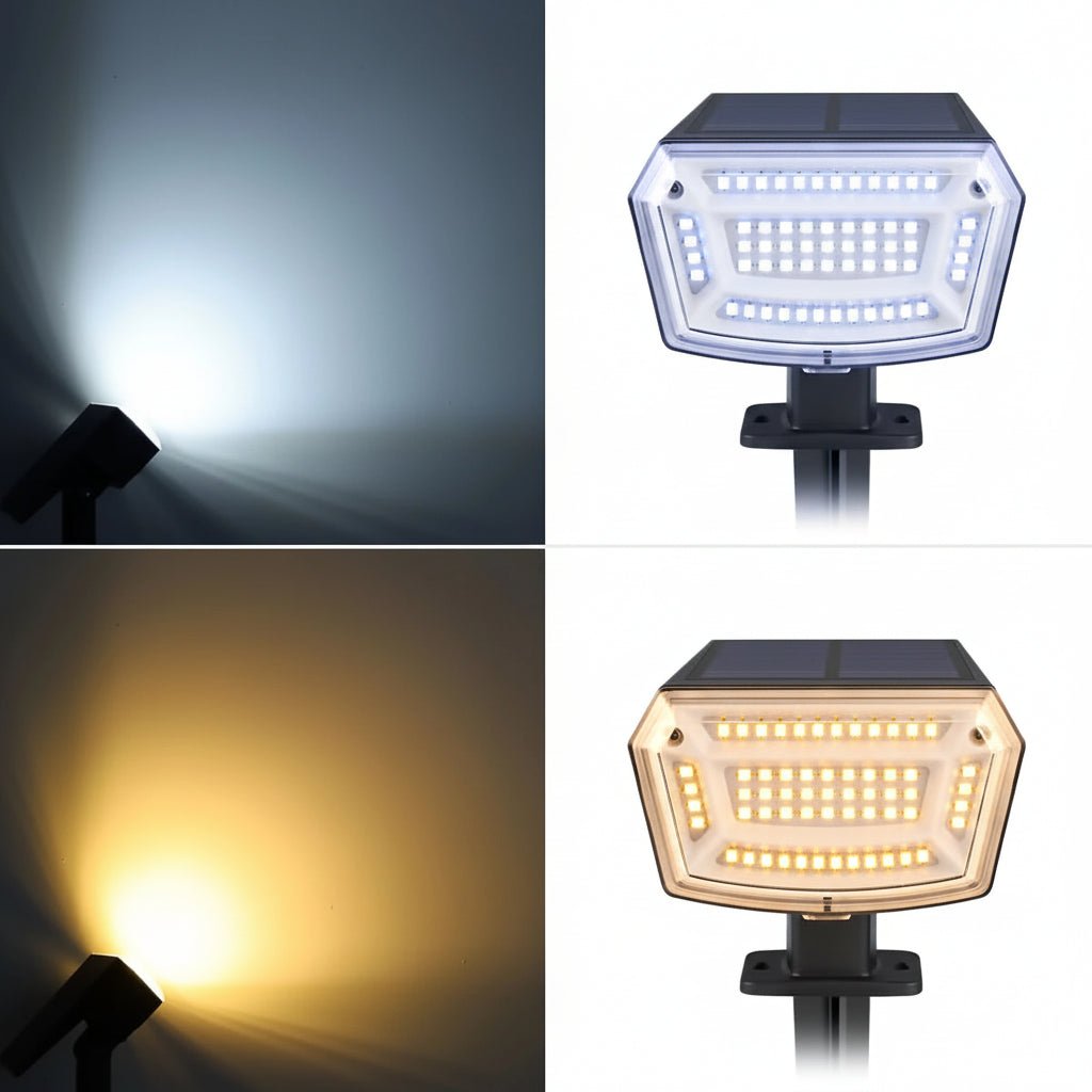 LumenPeak Solar LED Floodlight With Long-Lasting Battery