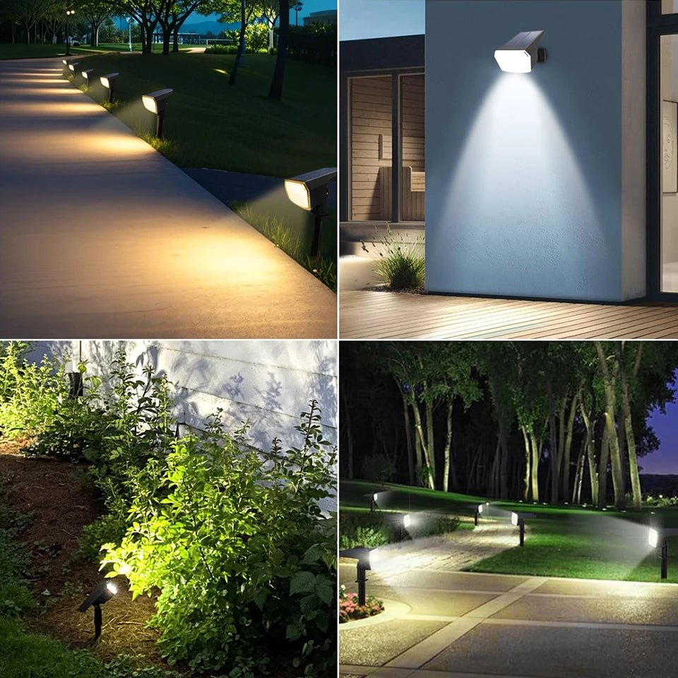 LumenPeak Solar LED Floodlight With Long-Lasting Battery