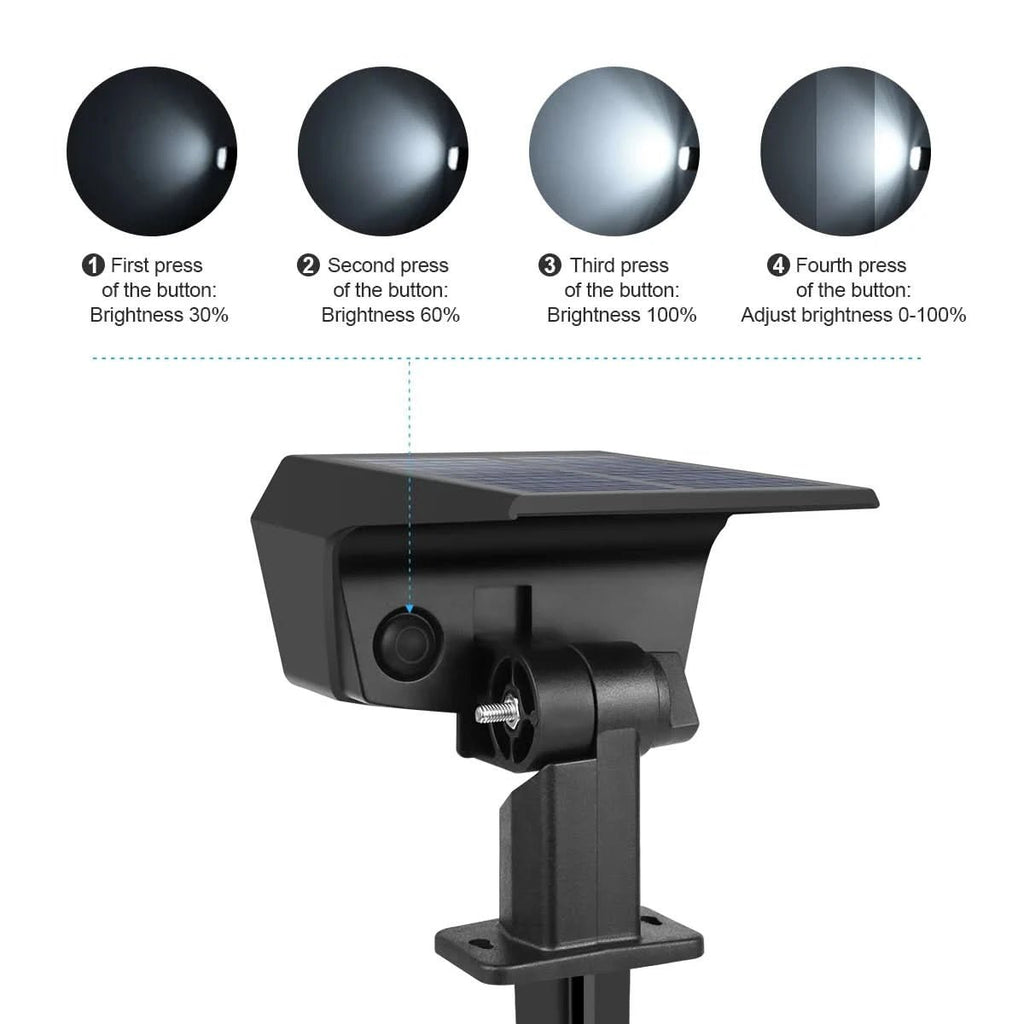 LumenPeak Solar LED Floodlight With Long-Lasting Battery