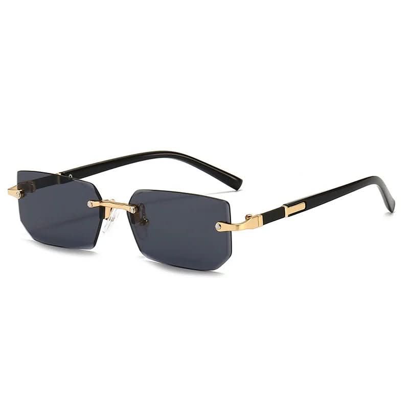 NovaShade Rectangular Frameless Sunglasses With UV400 Protection
