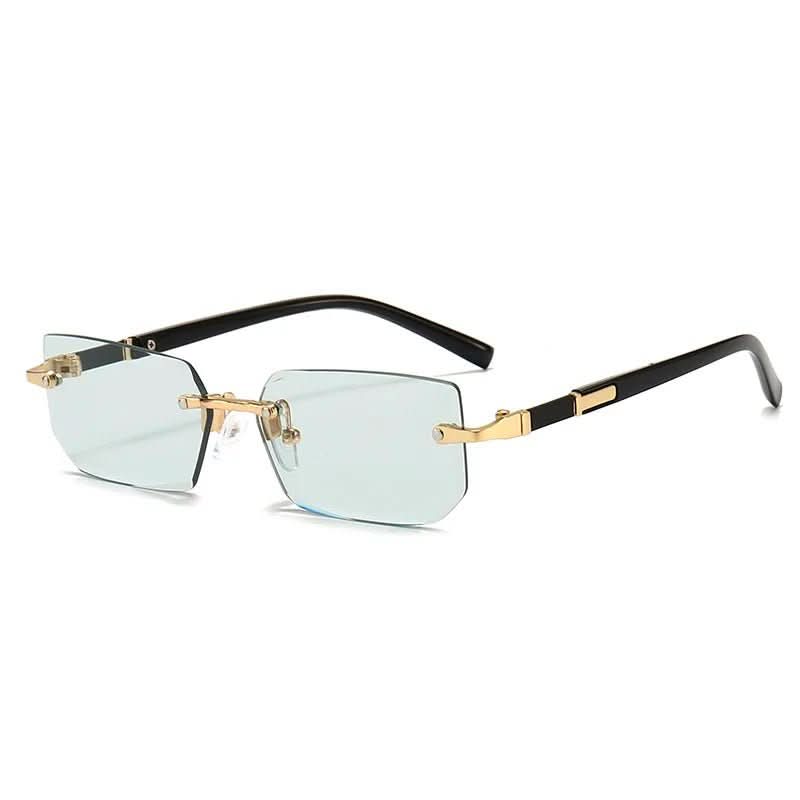 NovaShade Rectangular Frameless Sunglasses With UV400 Protection