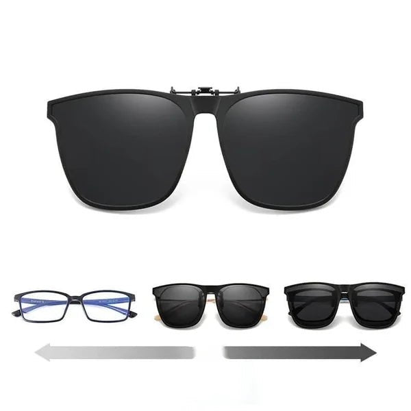 Clip-On Sunglasses for Driving & Outdoor Activities