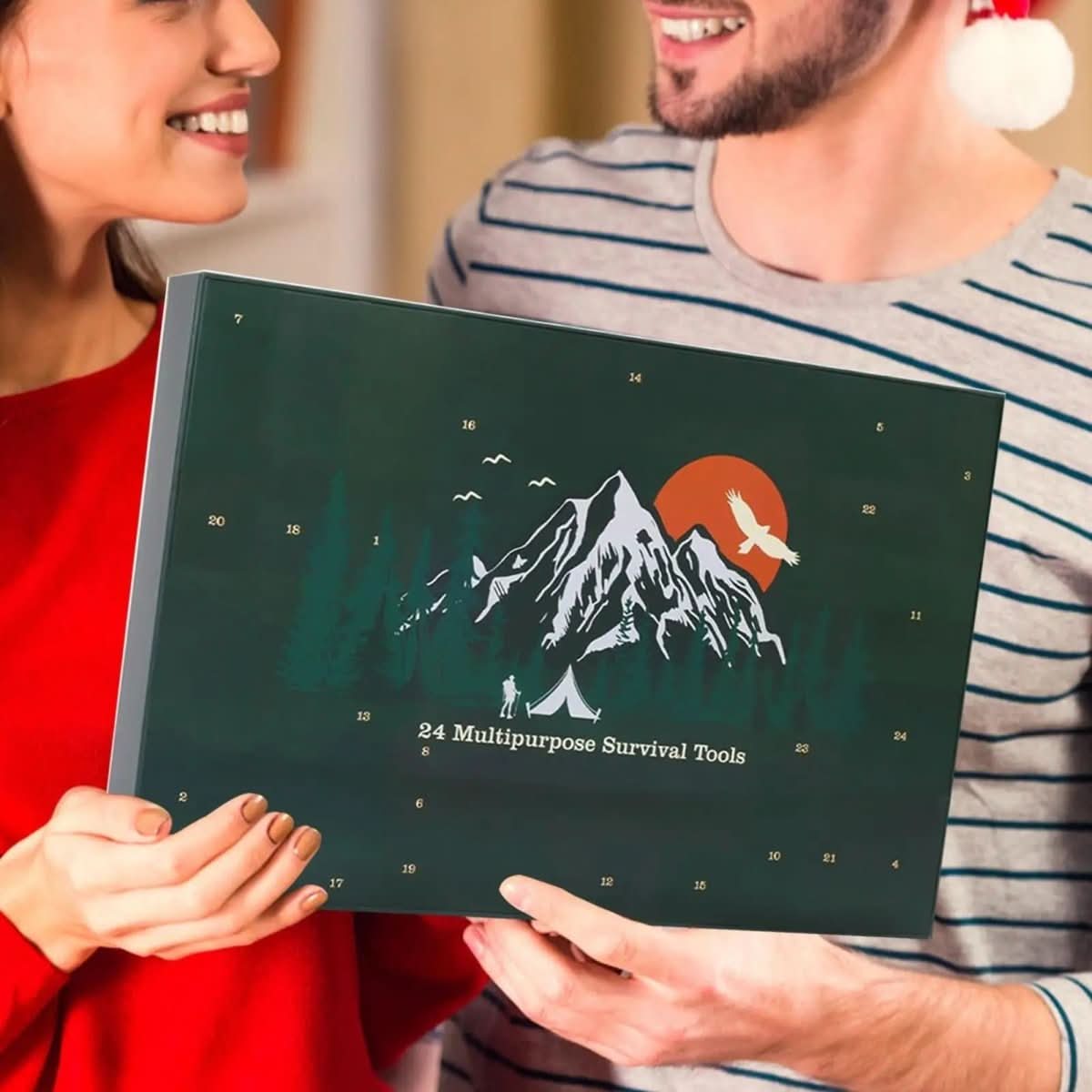 TrailForge Julekalender 2025 - 24 Udendørs Værktøjer Til Mænd