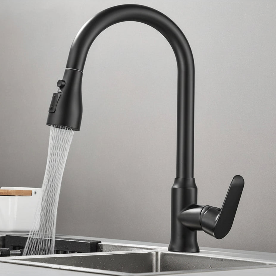 AureaFlow Elegant Kitchen Faucet With Pull Out Function And 360 Degree Rotation