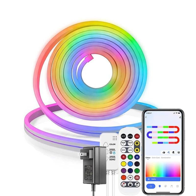 LumaWave Smart RGB Neon Light Strips With Music Synchronization