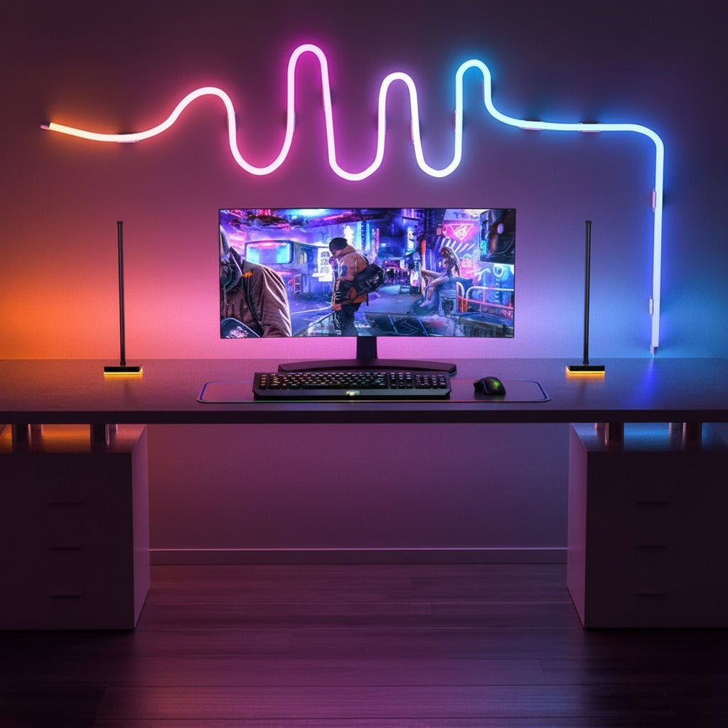 LumaWave Smart RGB Neon Light Strips With Music Synchronization