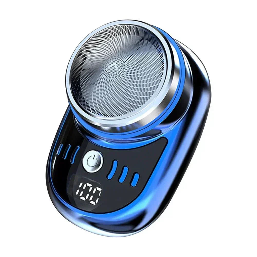 NovaEdge Mini Barbermaskine - Kompakt USB Rejsebarbermaskine med Digital Batteriindikator