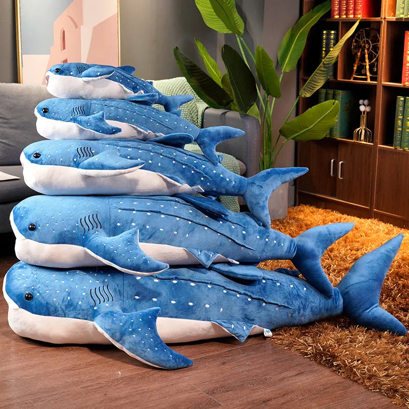 Giant Whale Shark Plush Toy For Snuggling Collecting And Playtime