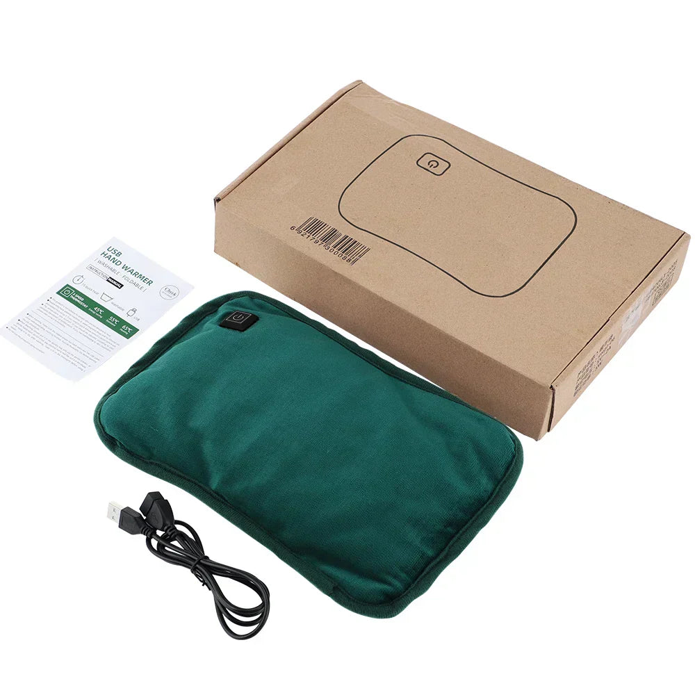 ThermaEase USB Rechargeable Pillow Style Heating Pad Travel Ready