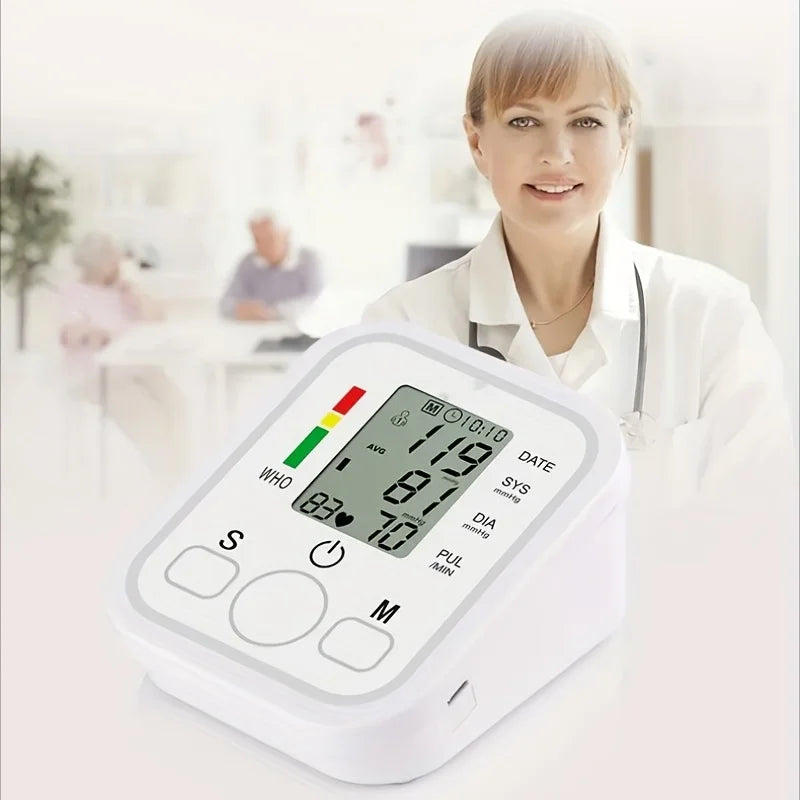 Bloeddrukmeter - Automatische bovenarmtonometer | Digitale bloeddrukmeter sfigmomanometer | Fervei
