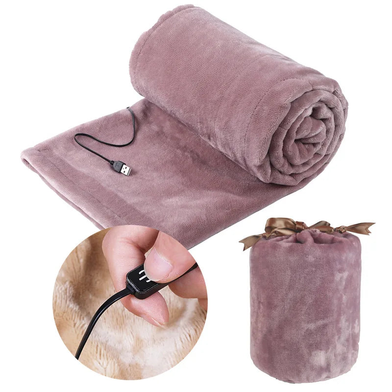 Thick 5V Heated Blanket For Bed And Travel From HeatNest